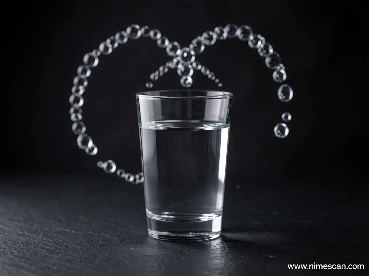 Ein klares Glas Leitungswasser auf einer neutralen Küchenarbeitsfläche neben einer Küchen-Einhandmischbatterie, als Illustration der PFAS-Grenzwerte der EU-Trinkwasserrichtlinie, die am 12. Januar 2026 in allen Mitgliedstaaten verbindlich wurden